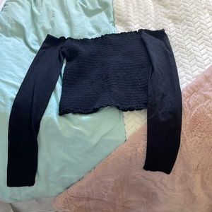 Black long sleeve, Hollister.